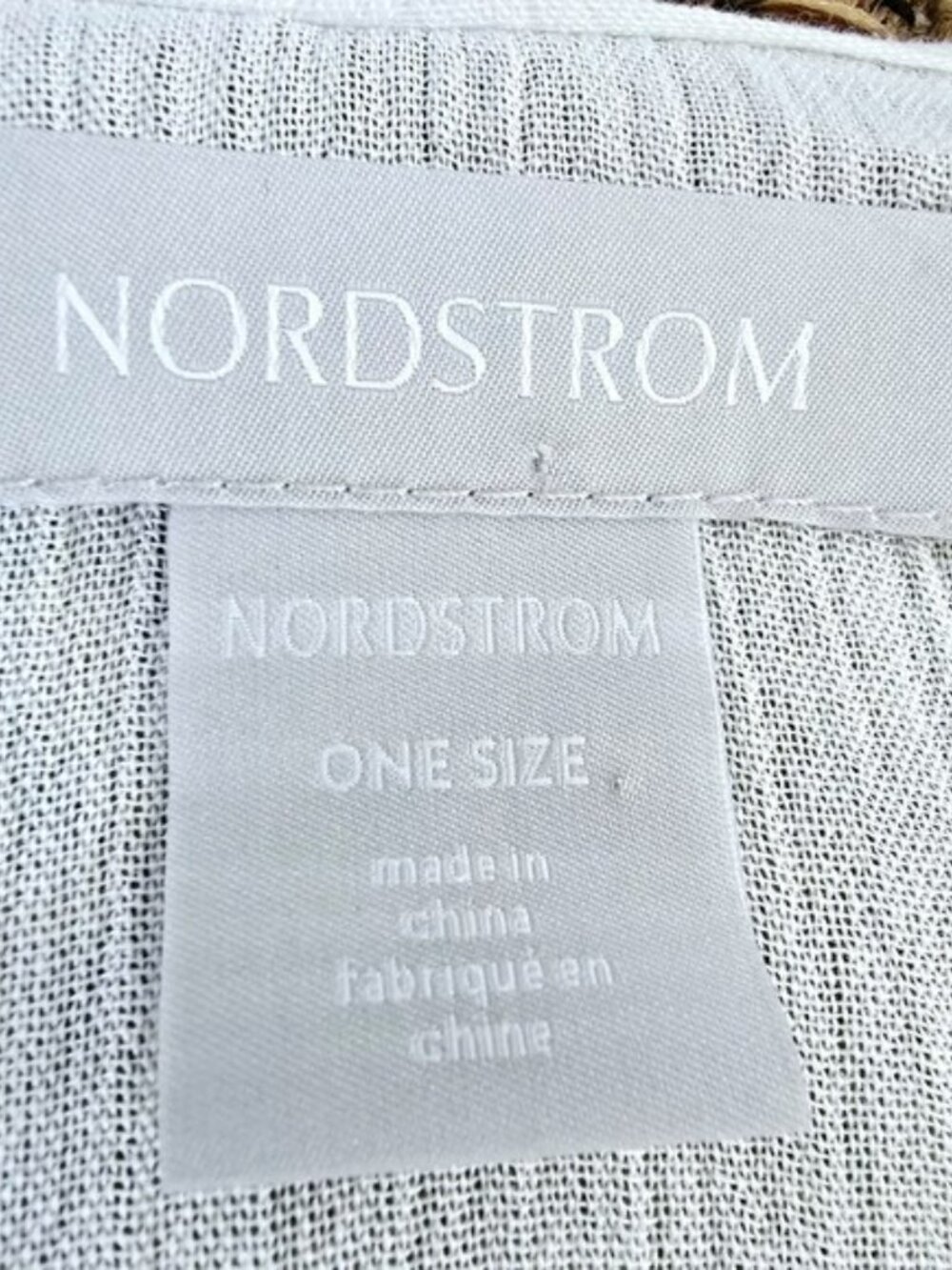 Nordstrom Women's White Kimono One Size Flowy Lace Fairy Bohemian Romantic Y2K - Picture 3 of 13